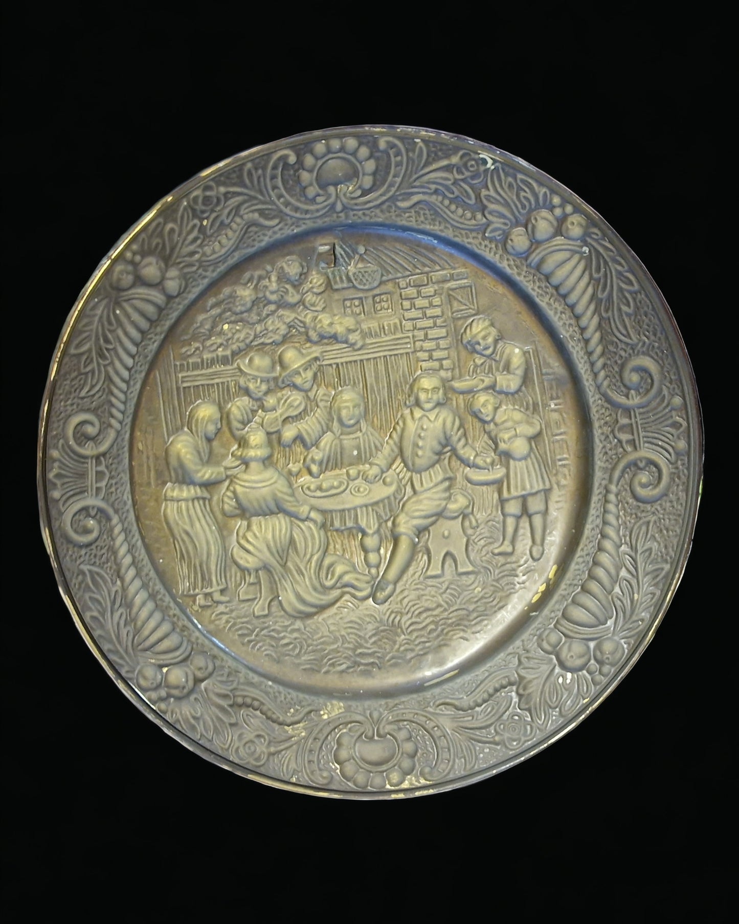 Decorative Brass Wall Plaque