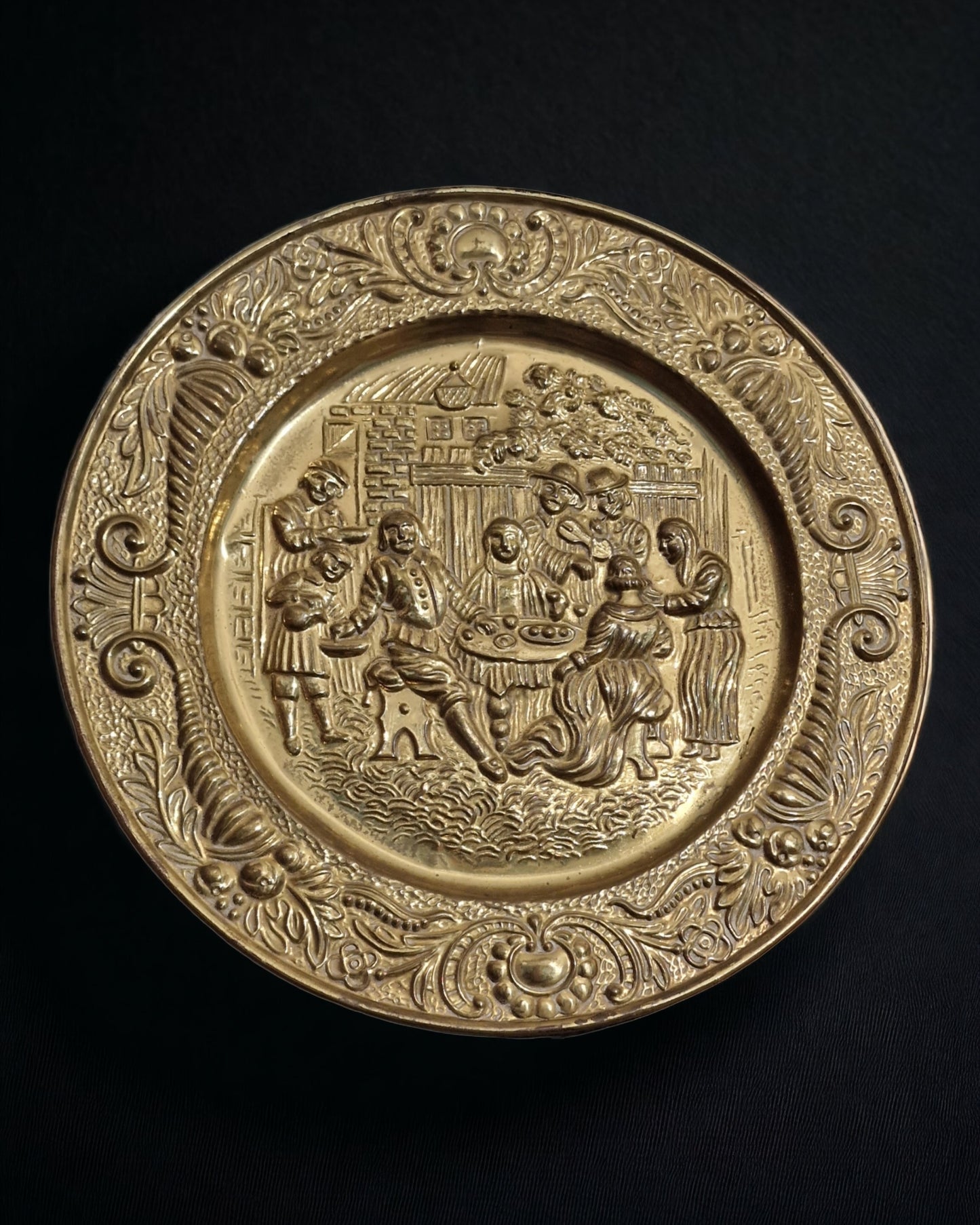 Decorative Brass Wall Plaque